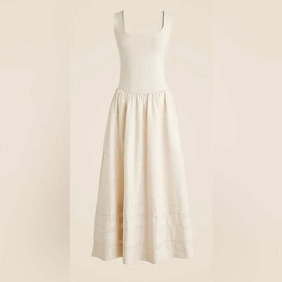 J. Crew Cream Midi Dress - Picture 9 of 10